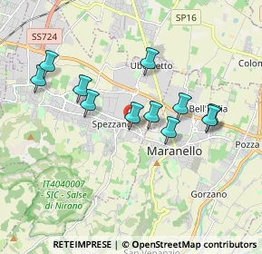 Mappa Via Medaglie d'Oro, 41042 Fiorano Modenese MO, Italia (1.68636)