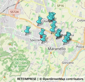 Mappa Via Medaglie d'Oro, 41042 Fiorano Modenese MO, Italia (1.5175)
