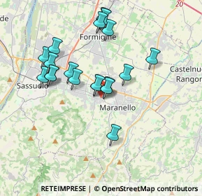 Mappa Via Medaglie d'Oro, 41042 Fiorano Modenese MO, Italia (3.40053)