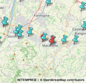 Mappa Via Medaglie d'Oro, 41042 Fiorano Modenese MO, Italia (5.32563)