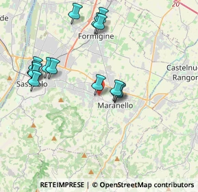 Mappa Via Medaglie d'Oro, 41042 Fiorano Modenese MO, Italia (4.096)