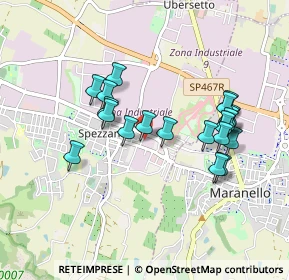 Mappa Via Medaglie d'Oro, 41042 Fiorano Modenese MO, Italia (0.846)