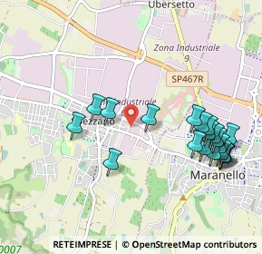 Mappa Via Medaglie d'Oro, 41042 Fiorano Modenese MO, Italia (1.098)