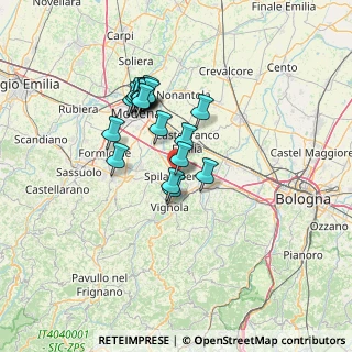 Mappa Via S. Adriano, 41057 Spilamberto MO, Italia (11.349)