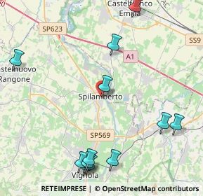 Mappa Via S. Adriano, 41057 Spilamberto MO, Italia (5.42417)