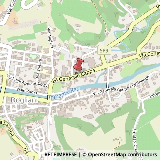 Mappa Via Generale Cappa, 33, 12063 Dogliani, Cuneo (Piemonte)