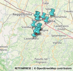 Mappa Viale Claudio Monteverdi, 41049 Sassuolo MO, Italia (8.62471)