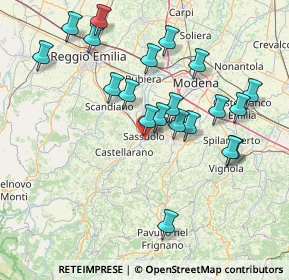 Mappa Viale Claudio Monteverdi, 41049 Sassuolo MO, Italia (15.6315)