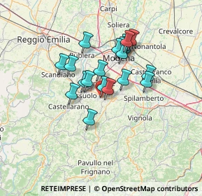 Mappa Via Gilles Villeneuve, 41042 Fiorano Modenese MO, Italia (10.7055)