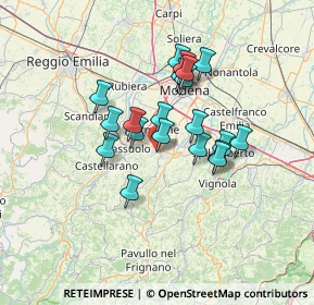 Mappa Via Gilles Villeneuve, 41042 Fiorano Modenese MO, Italia (10.735)