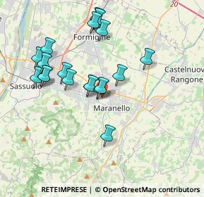 Mappa Via Gilles Villeneuve, 41042 Fiorano Modenese MO, Italia (3.64526)