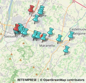 Mappa Via Gilles Villeneuve, 41042 Fiorano Modenese MO, Italia (3.7695)