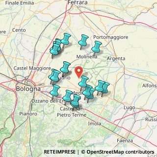 Mappa Centro sociale Fiorentina, 40059 Medicina BO, Italia (12.374)