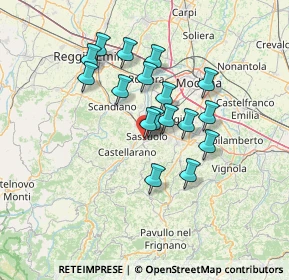 Mappa Viale S. Pellico, 41049 Sassuolo MO, Italia (11.39529)