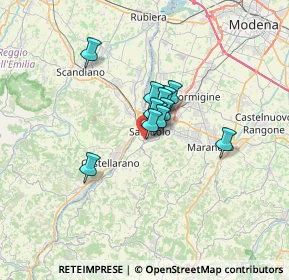 Mappa Viale S. Pellico, 41049 Sassuolo MO, Italia (3.71417)