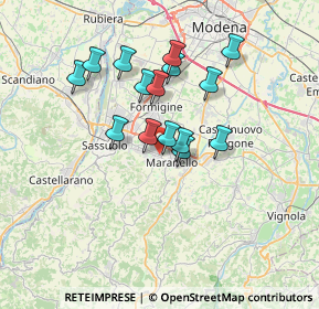 Mappa Via Toti, 41042 Fiorano Modenese MO, Italia (5.82867)