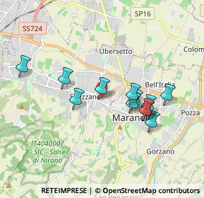 Mappa Via Toti, 41042 Fiorano Modenese MO, Italia (1.64833)