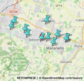 Mappa Via Enrico Toti, 41042 Castelfranco Emilia MO, Italia (1.68091)