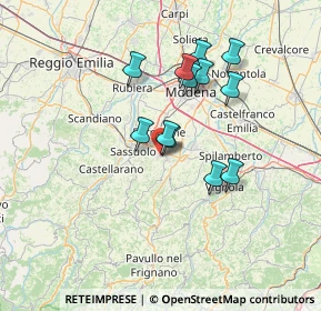 Mappa Via Toti, 41042 Fiorano Modenese MO, Italia (11.755)