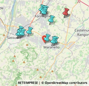 Mappa Via Toti, 41042 Fiorano Modenese MO, Italia (3.95)