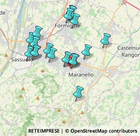 Mappa Via Toti, 41042 Fiorano Modenese MO, Italia (3.42474)