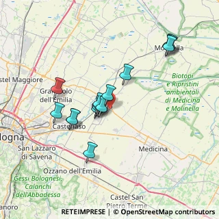 Mappa Via Olmo, 40054 Budrio BO, Italia (6.41067)