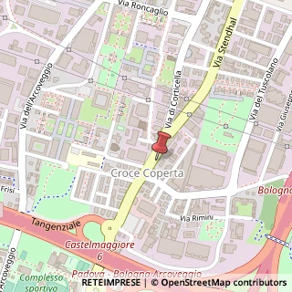 Mappa Via di Corticella, 187, 40128 Bologna, Bologna (Emilia Romagna)