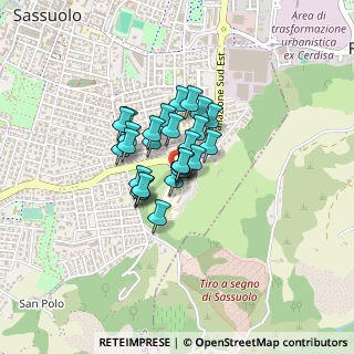 Mappa Via Francesco Ruini, 41049 Sassuolo MO, Italia (0.23704)