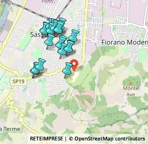 Mappa Via Francesco Ruini, 41049 Sassuolo MO, Italia (0.901)