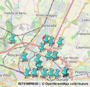 Mappa Via Marziale, 40128 Bologna BO, Italia (2.315)