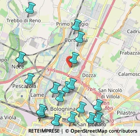 Mappa Via Marziale, 40128 Bologna BO, Italia (2.6495)