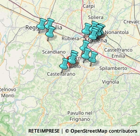 Mappa Via Casa Valentini, 41049 Sassuolo MO, Italia (12.3075)