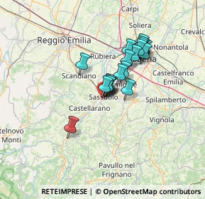 Mappa Via G. D'Arezzo, 41049 Sassuolo MO, Italia (10.104)