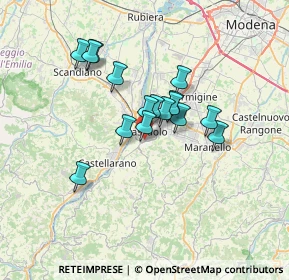Mappa Via G. D'Arezzo, 41049 Sassuolo MO, Italia (5.2225)