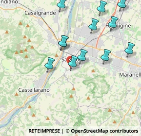 Mappa Via Casa Valentini, 41049 Sassuolo MO, Italia (4.19167)