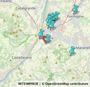 Mappa Via G. D'Arezzo, 41049 Sassuolo MO, Italia (3.33182)