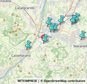 Mappa Via Casa Valentini, 41049 Sassuolo MO, Italia (4.48818)