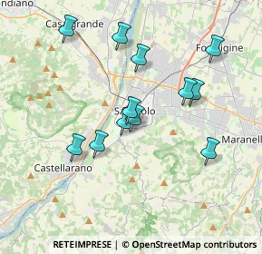 Mappa Via Casa Valentini, 41049 Sassuolo MO, Italia (3.42667)