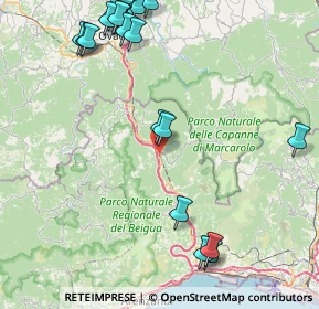 Mappa SP 456, 16013 Campo Ligure GE (11.0655)