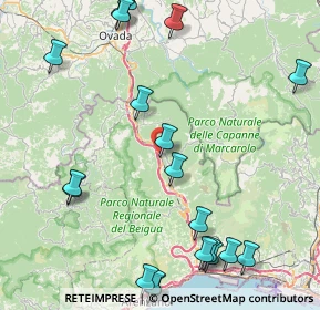 Mappa SP 456, 16013 Campo Ligure GE (11.2525)