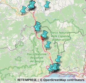 Mappa SP 456, 16013 Campo Ligure GE (9.297)