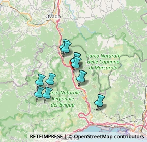 Mappa SP 456, 16013 Campo Ligure GE (5.04533)
