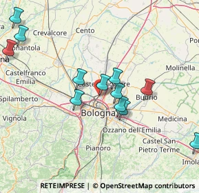 Mappa Via dei Terraioli, 40129 Bologna BO, Italia (15.91667)