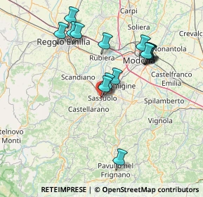 Mappa Via Cavallotti, 41049 Sassuolo MO, Italia (15.15933)