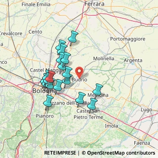Mappa Via Enrico Cocchi, 40054 Budrio BO, Italia (13.11053)