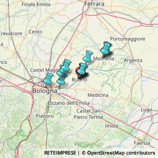 Mappa Via Enrico Cocchi, 40054 Budrio BO, Italia (7.544)