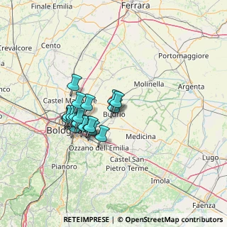 Mappa Via Giuseppe Benedetti, 40054 Budrio BO, Italia (11.3325)