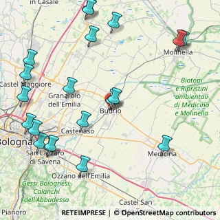 Mappa Via Enrico Cocchi, 40054 Budrio BO, Italia (11.265)