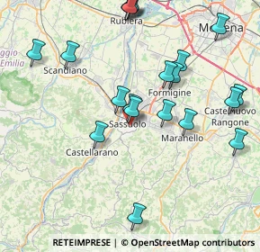 Mappa Viale Costa, 41049 Sassuolo MO, Italia (8.9685)