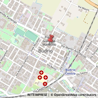 Mappa Via Aurelio Saffi, 4, 40054 Budrio, Bologna (Emilia Romagna)